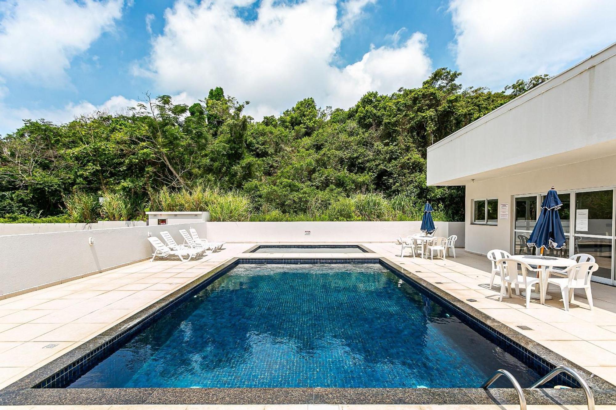 Wi-Fi 240Mb | 150M Da Praia | Piscina #Ia07D Florianópolis Eksteriør bilde